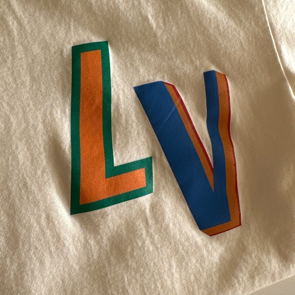 Louis Vuitton x NBA LV Virgil Abloh National Basketball Association White Tee - Picture 5 of 10